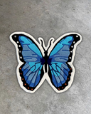 Butterfly Rug Blue