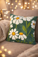 Green Flower Cushion